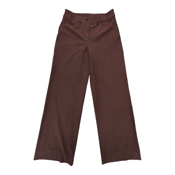 Lululemon Pants City Sleek 5 Pocket Wide Leg Utilitech Women 28